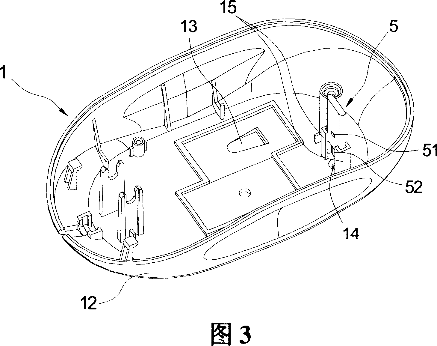 Optical mouse with shading device and operation method thereof