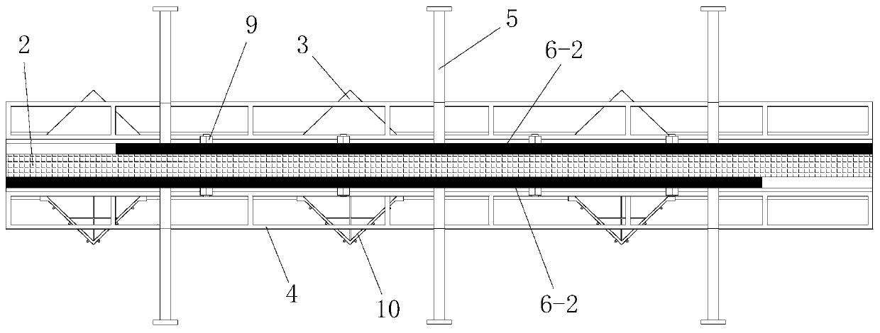 Galvanized plate integrated dividing joint and construction method
