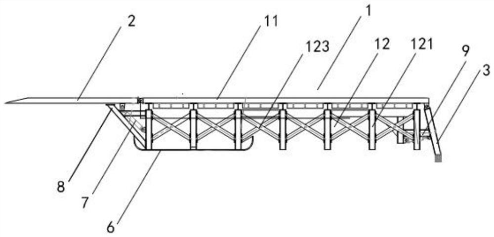 Tunnel self-propelled mechanical stay platform and its construction method