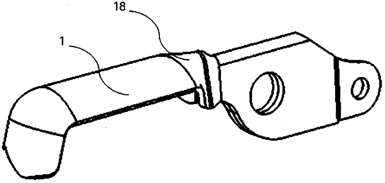A hemostatic clamp clamping device