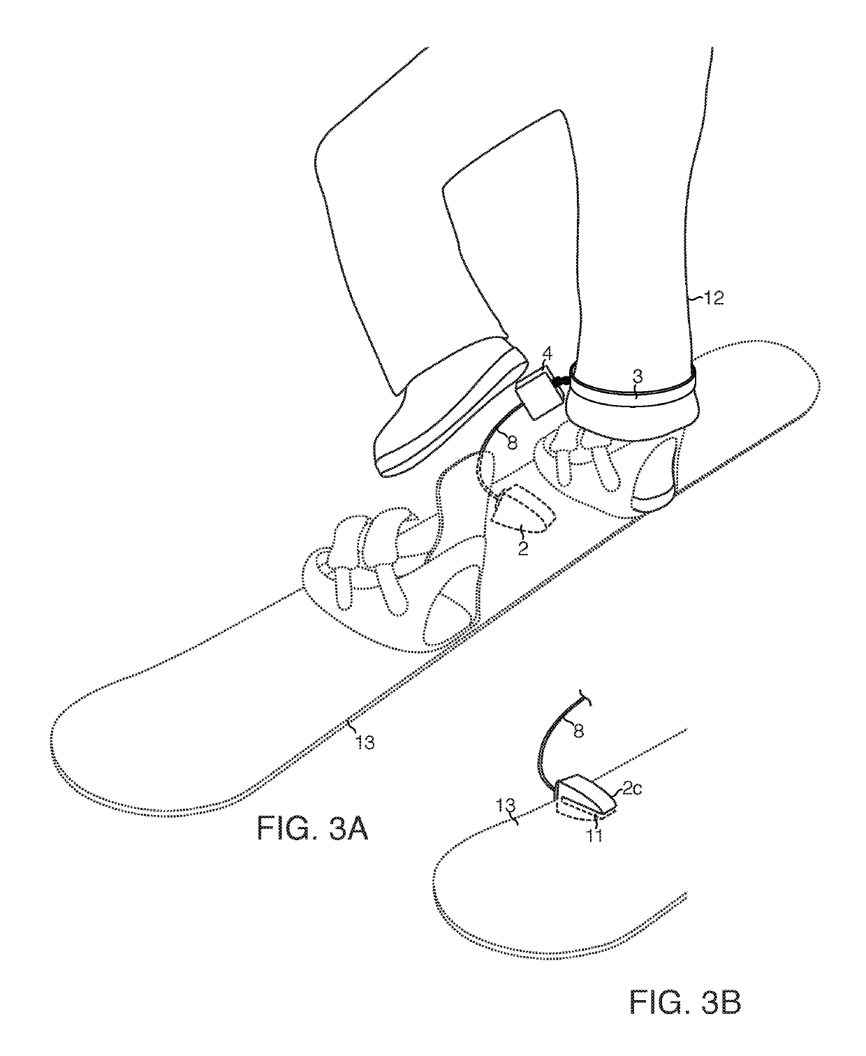 Slip prevention apparatus and method for snow equipment