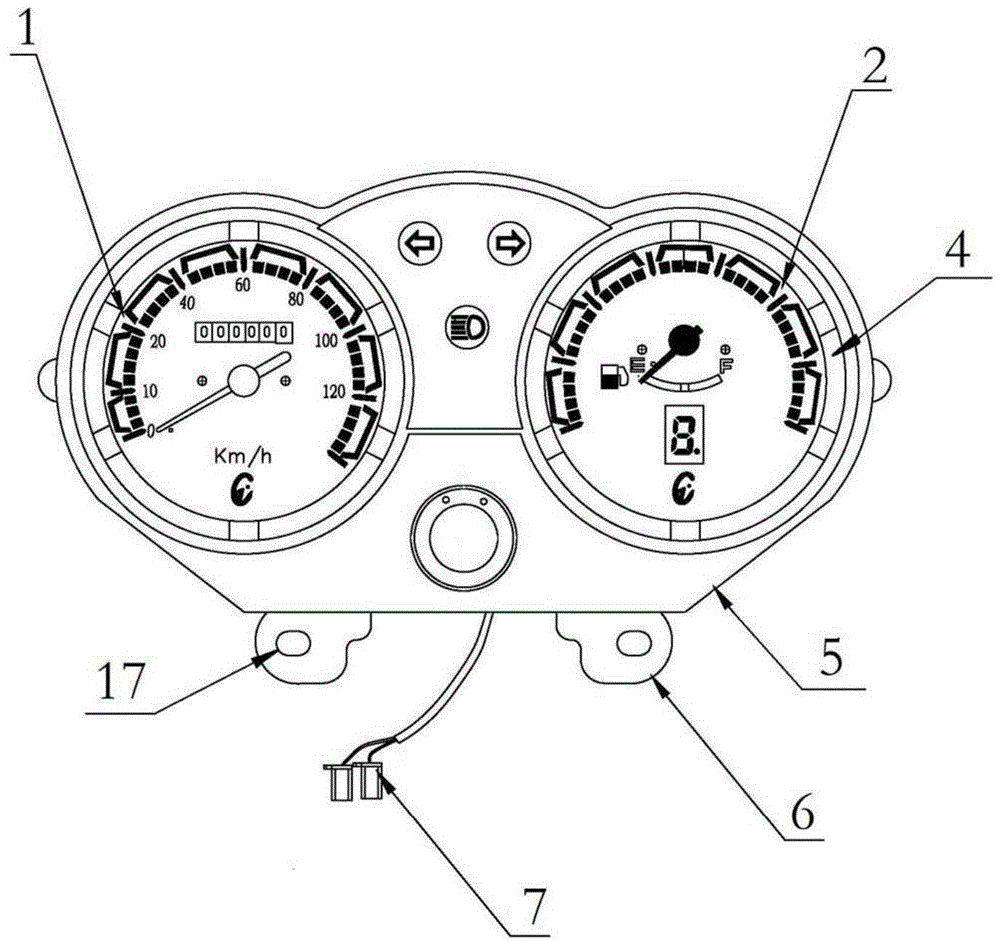 Vehicle instrument assembly
