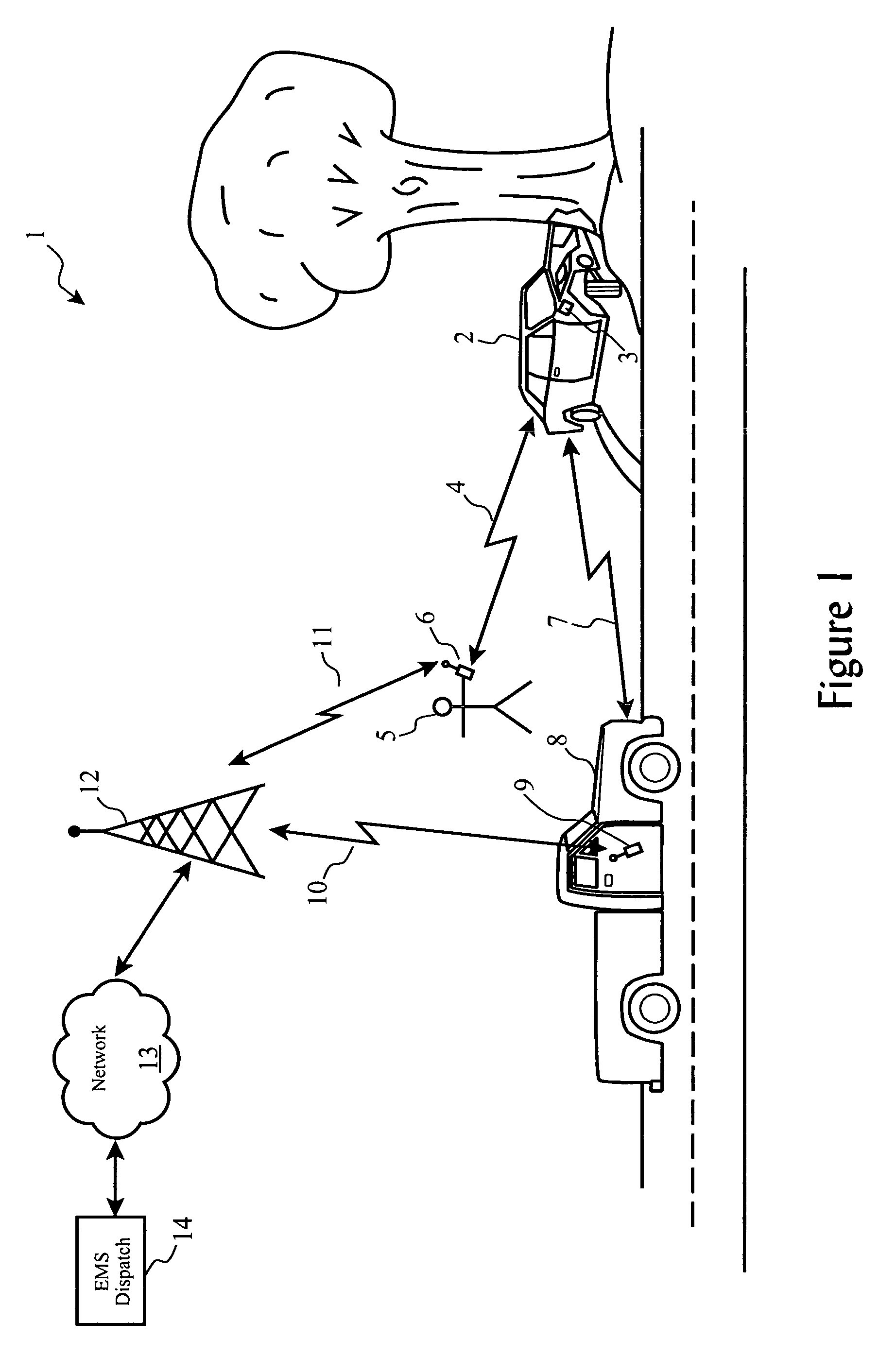 System for automatic wireless utilization of cellular telephone devices in an emergency by co-opting nearby cellular telephone devices