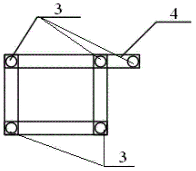 Vibration resistance installation method for temperature compensation crystal oscillator