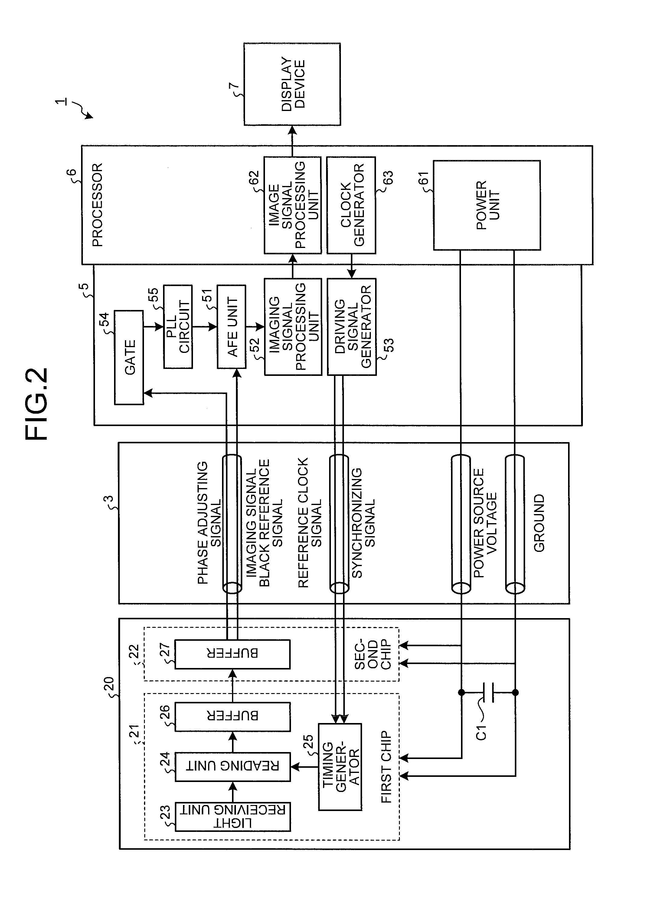 Imaging element, imaging device, endoscope, endoscope system, and method of driving imaging element