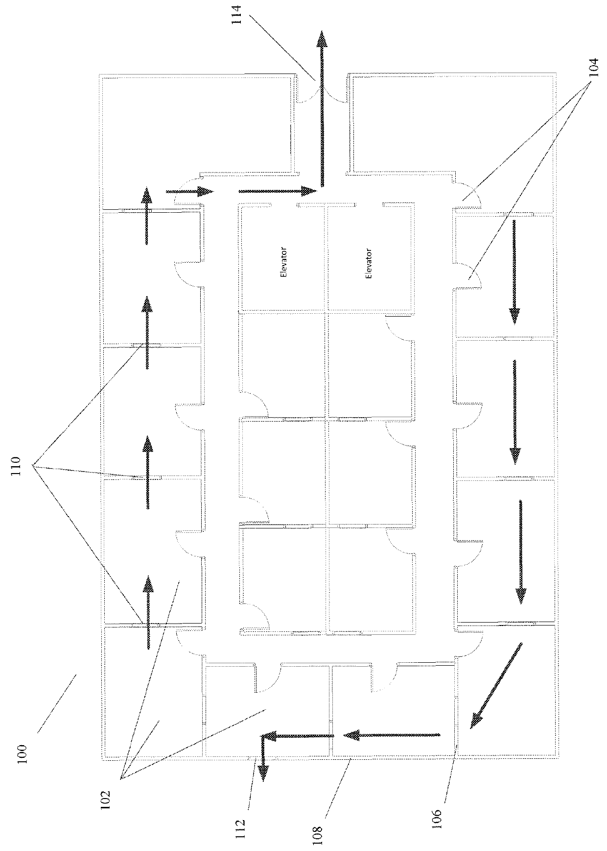 Emergency access system for a structure