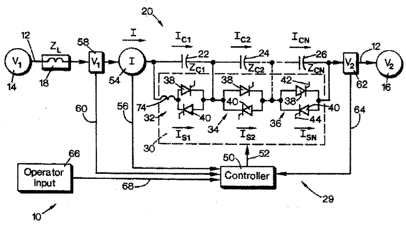 An impedance switching device