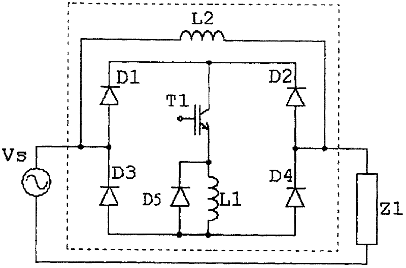 An impedance switching device