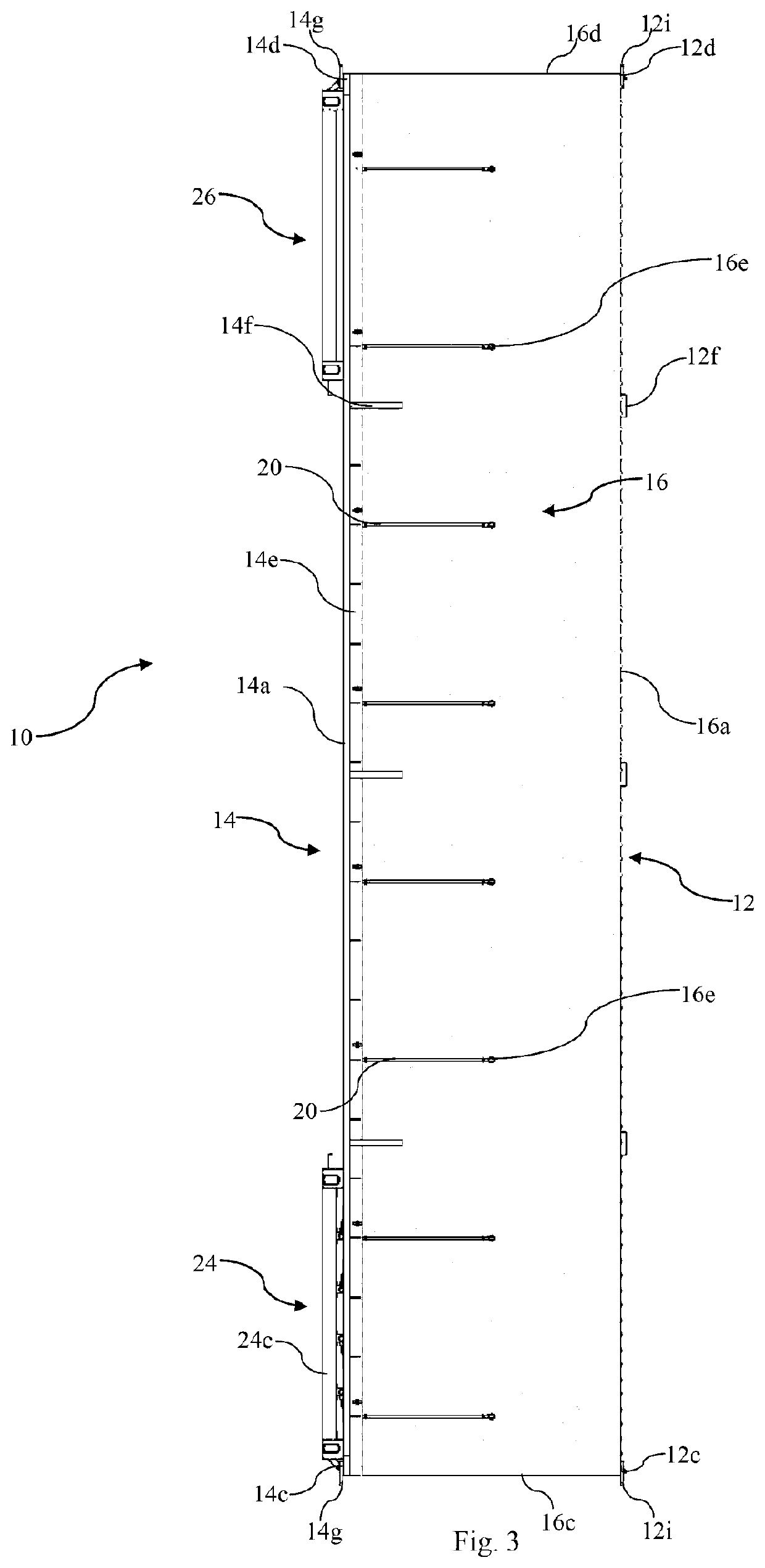 A Collapsible Intermodal Container and a Collapsible Intermodal Container Assembly