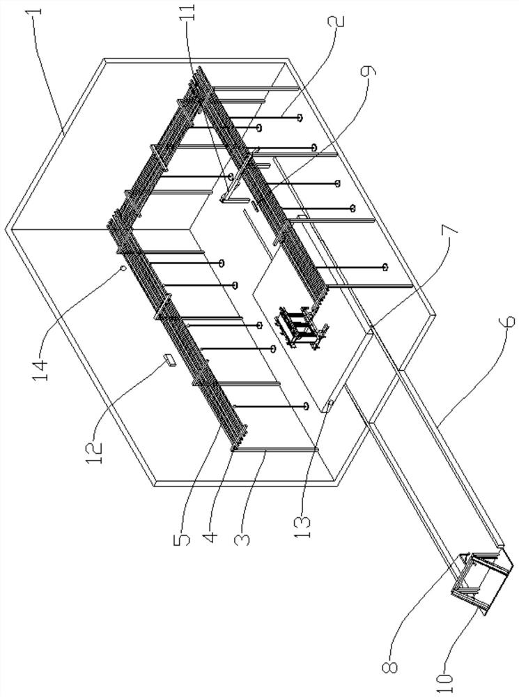 Transformer iron core mute testing system