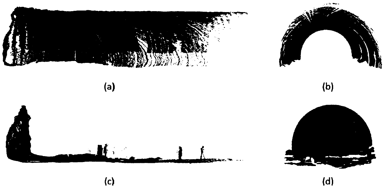 Tunnel steel arch recognition method based on three-dimensional imaging