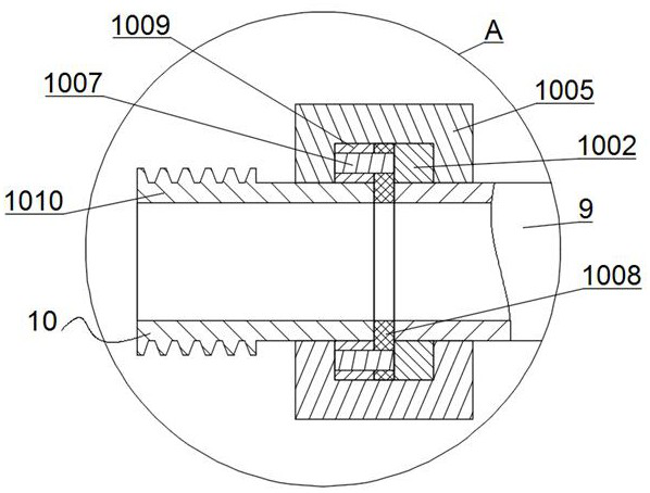 Secondary slurry supplementing device and method for slurry outlet of wallboard sleeve