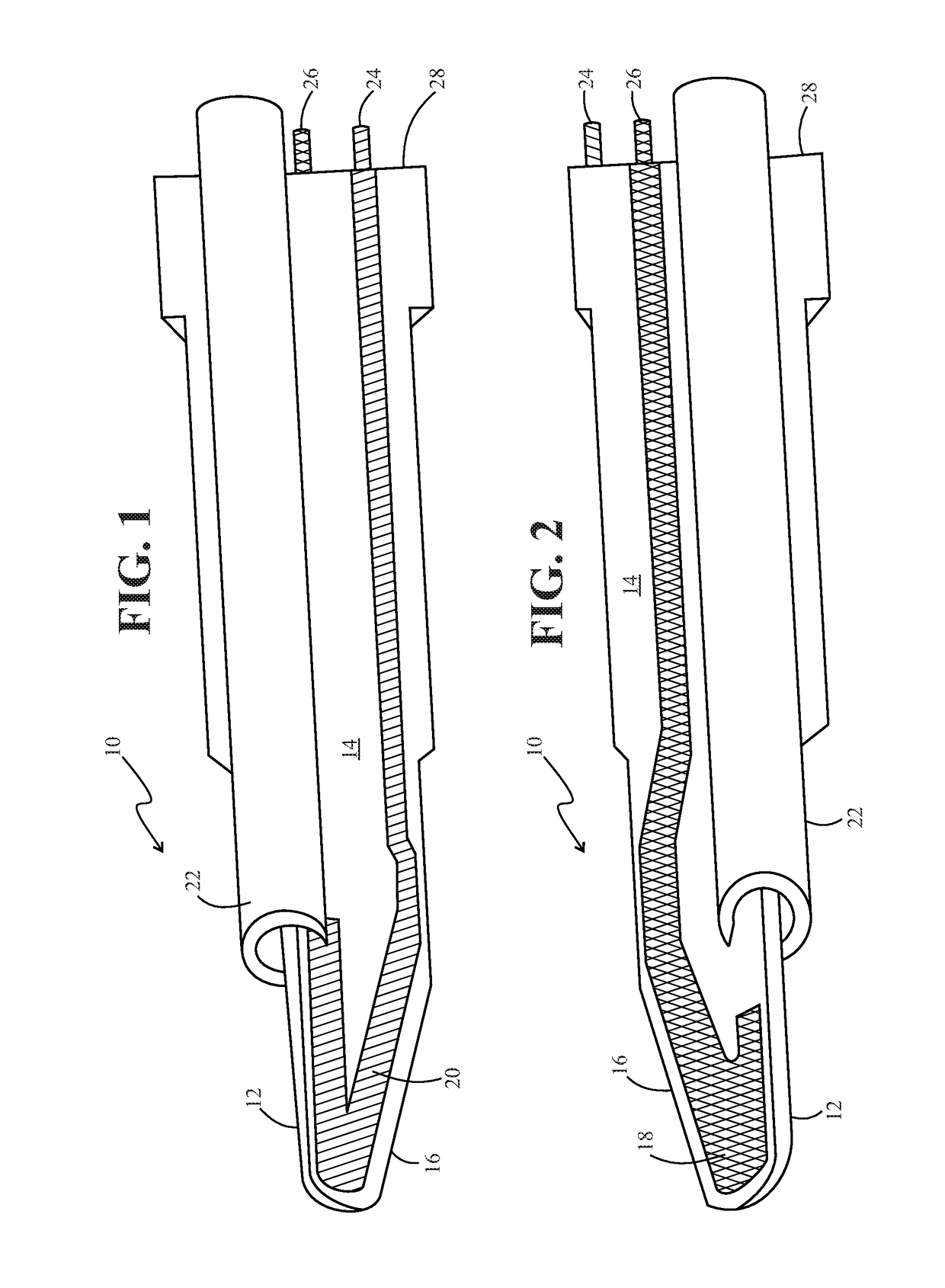 Ultrapolar telescopic and non-telescopic electrosurgery pencils with argon beam capability and ultrapolar electrosurgery blade assembly