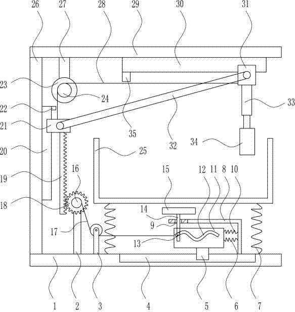 A magnetic separation and iron removal device for recycling aluminum shavings