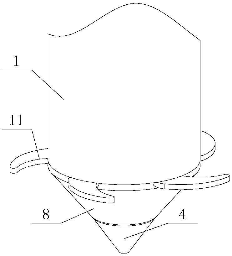 Pre-installed grounding wire fastening device