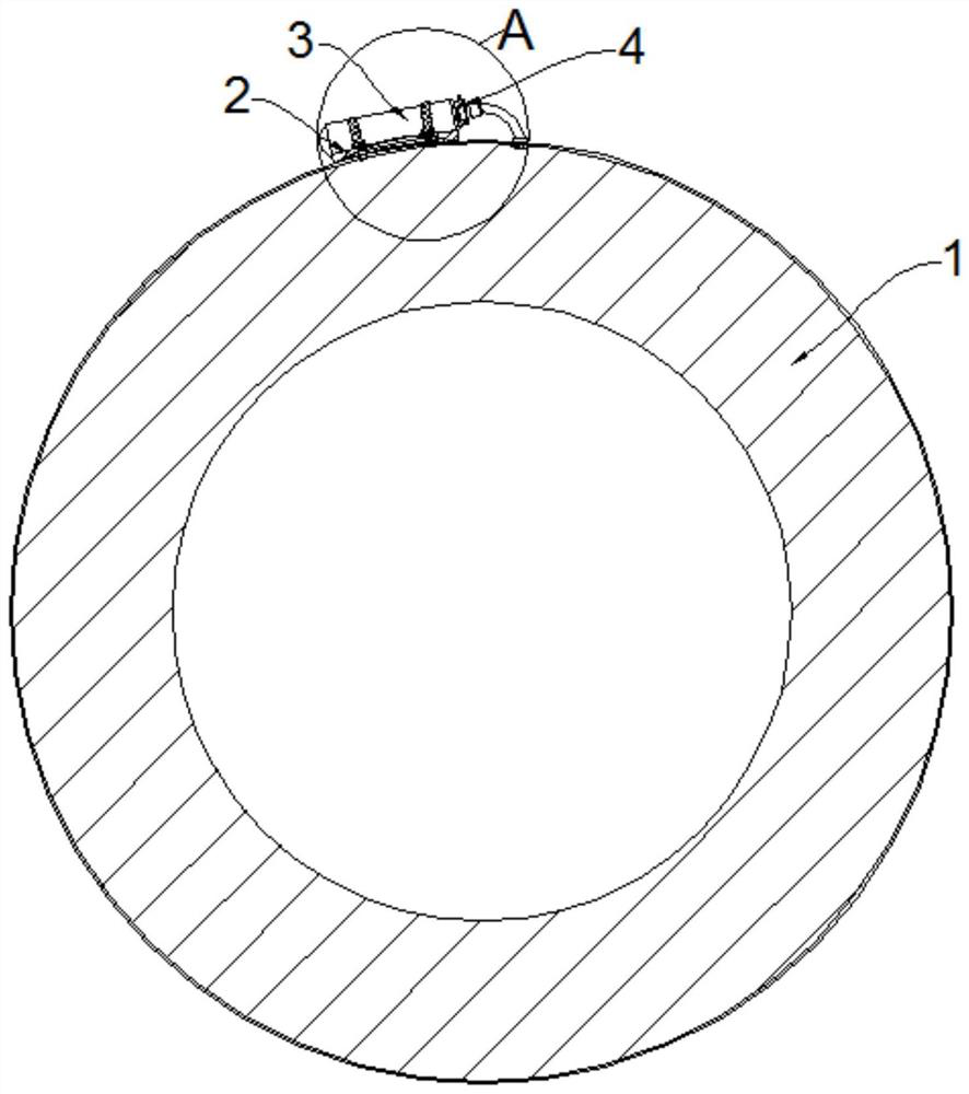 A swimming ring with self-inflating function