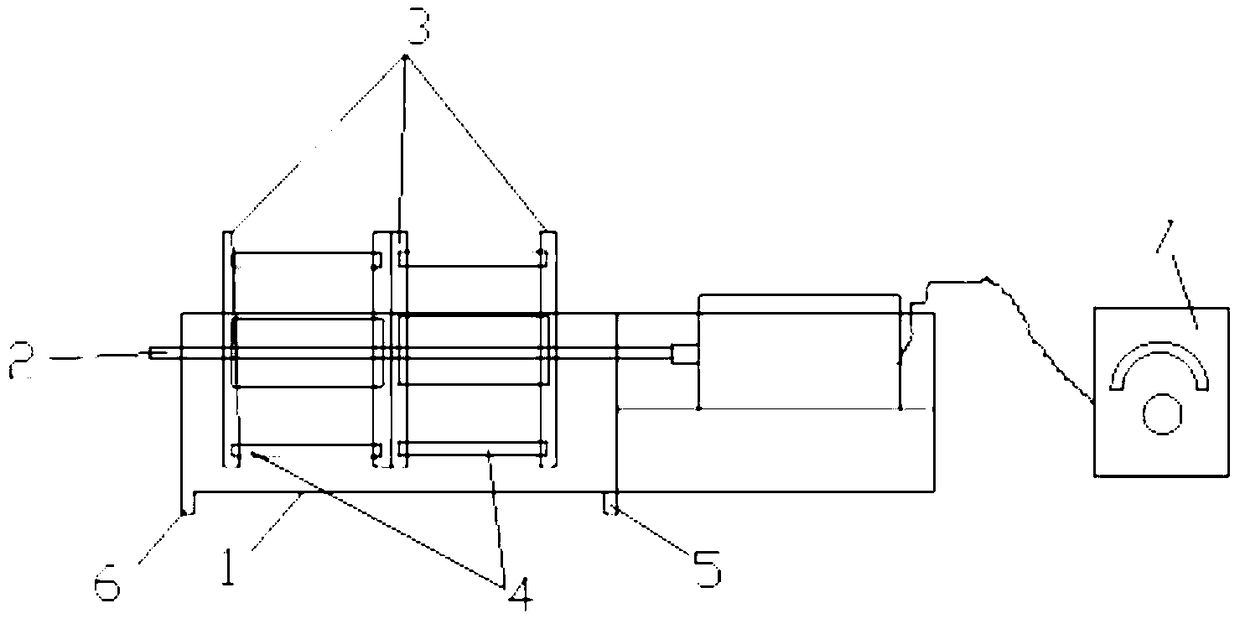 Loaded nanometer tio2 photocatalytic turntable water treatment device and treatment method