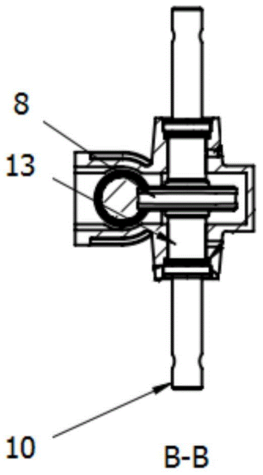 Mini-tiller worm-gear case assembly device