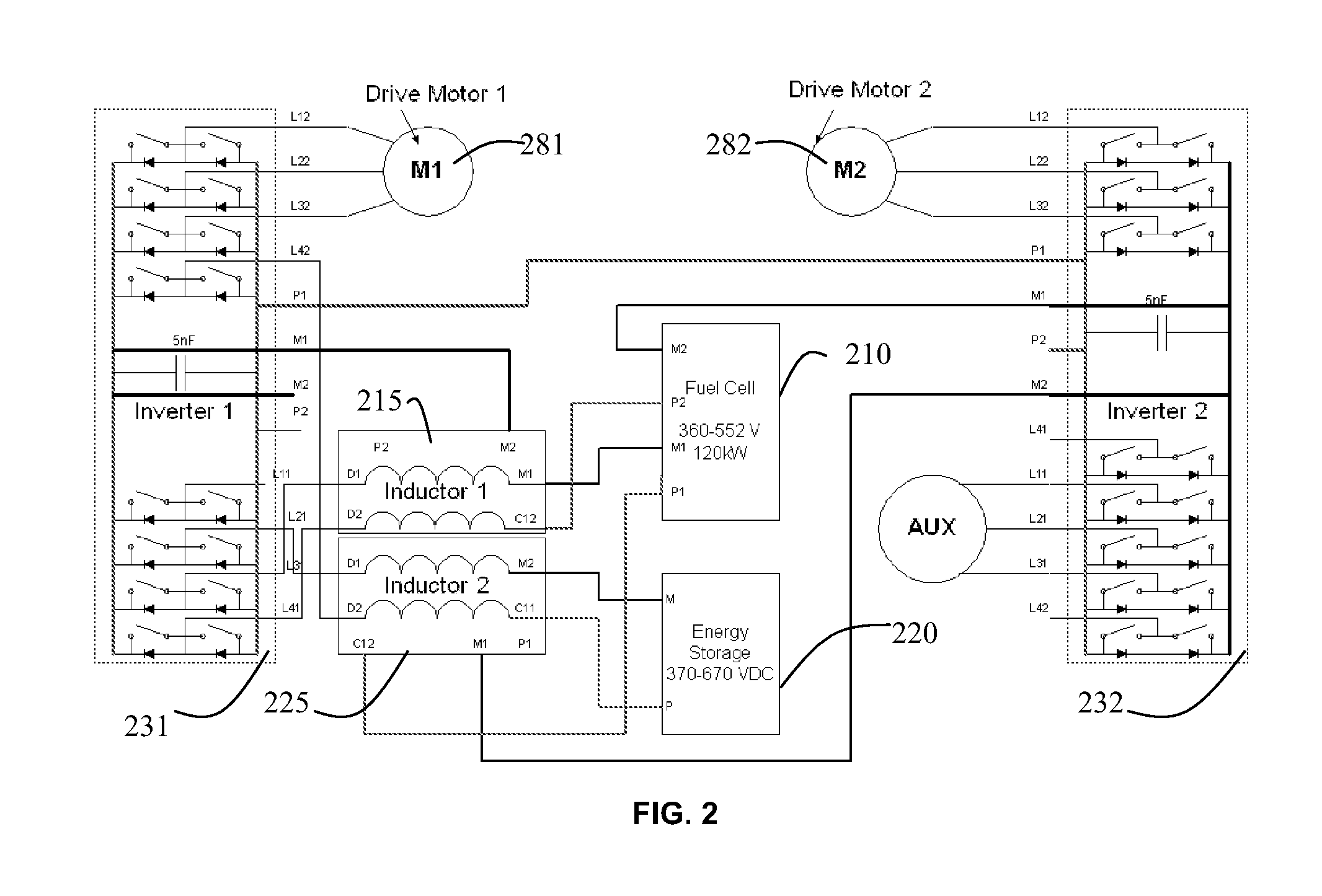 Fuel Cell Hybrid-Electric Heavy-Duty Vehicle Drive System and Method