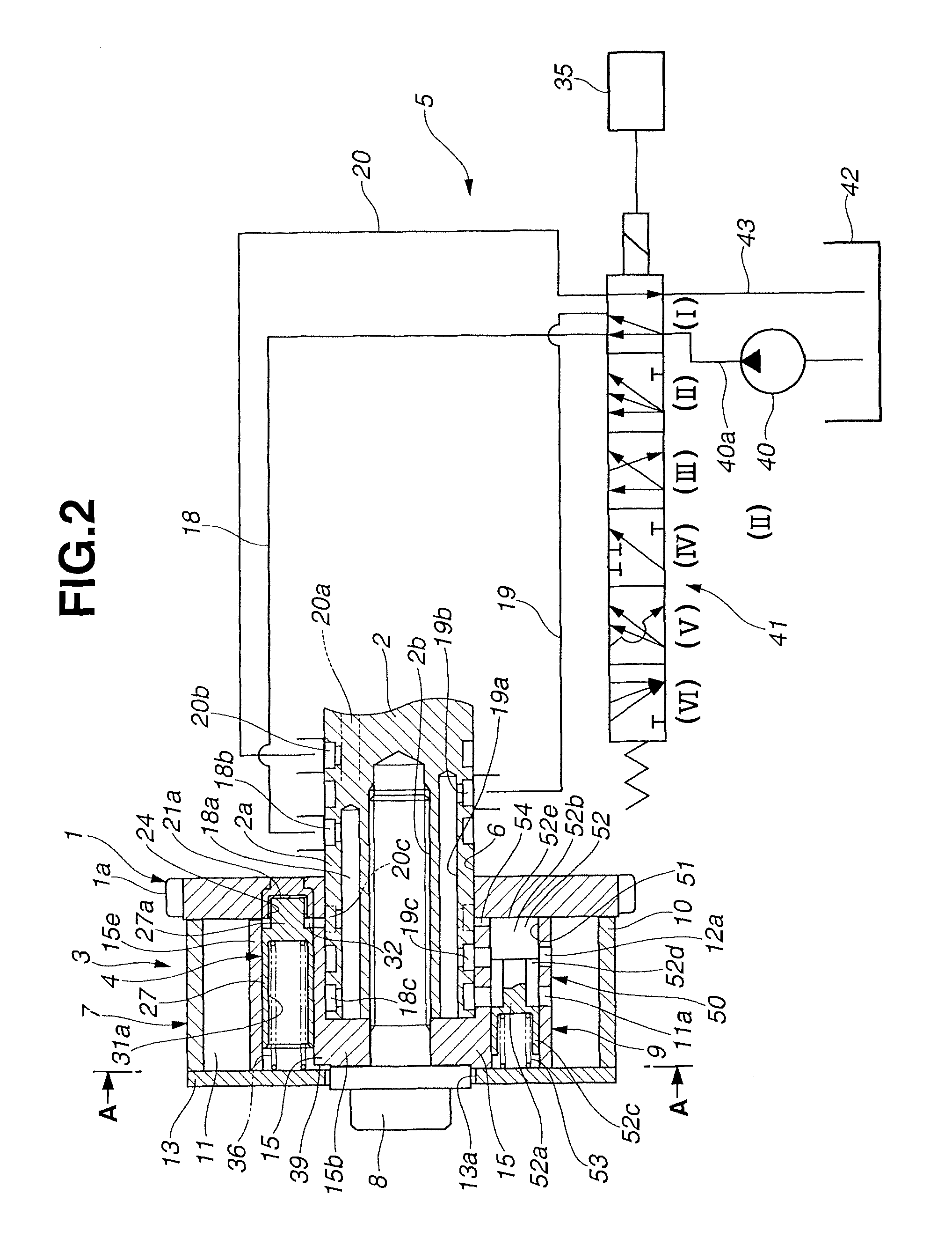 Valve timing control device of internal combustion engine