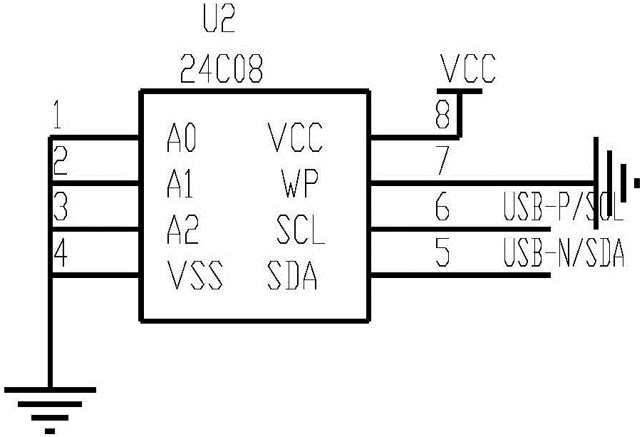 Indoor air-quality real-time on-line monitoring circuit based on bluetooth