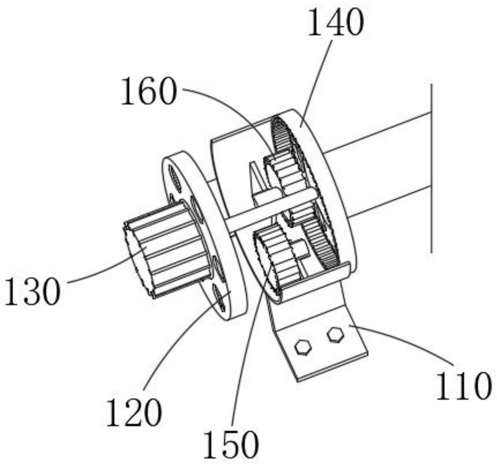 Alignment turnover device for electric vehicle accessory machining