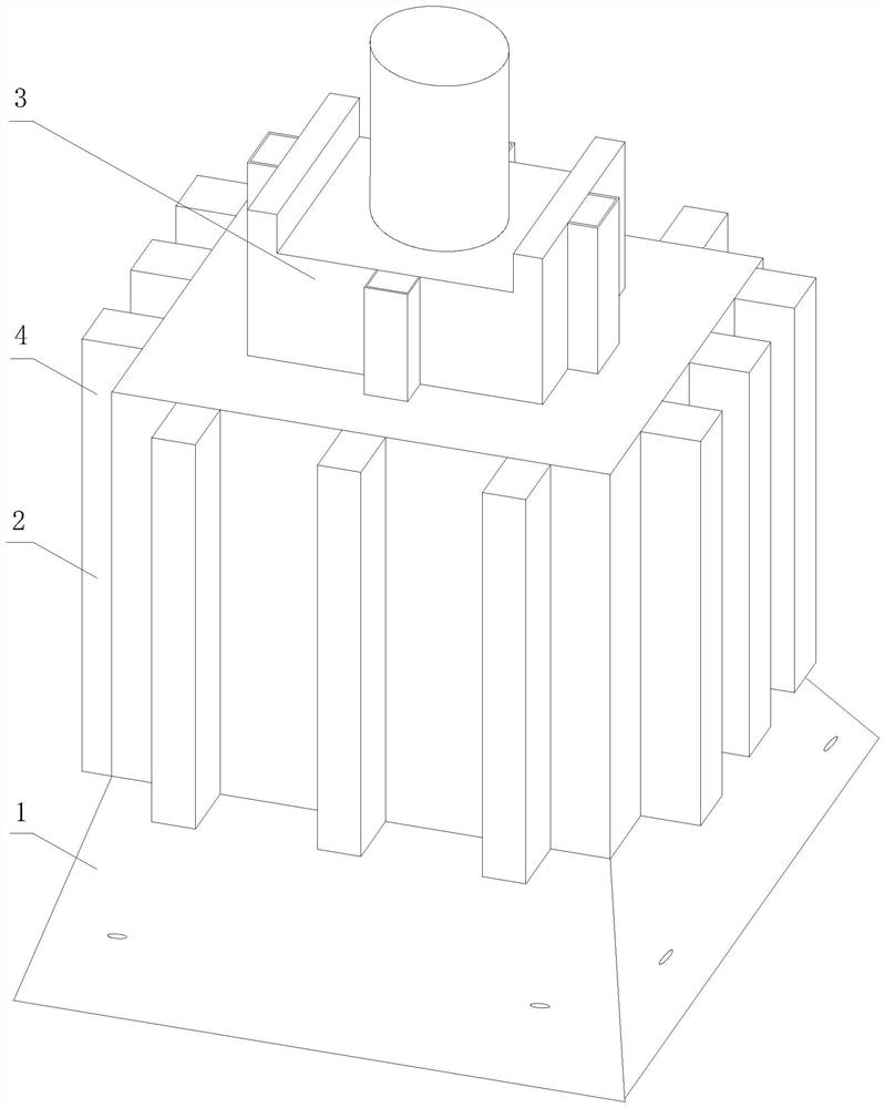 Combined anti-corrosion supporting device for transverse seismic resistance of bridge