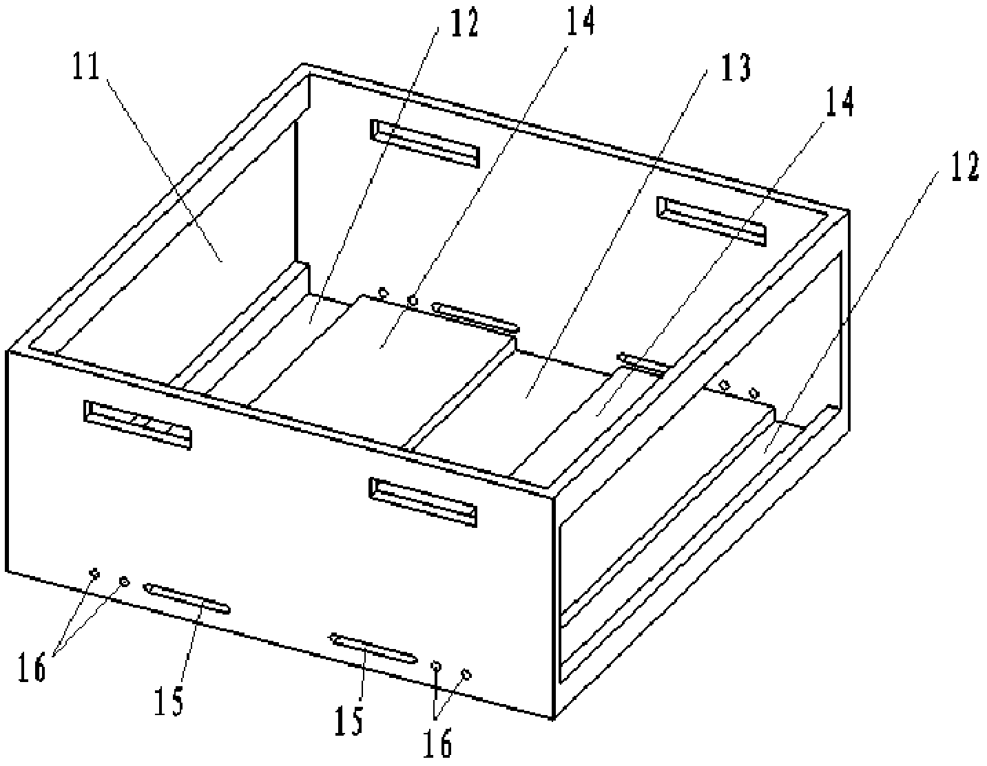 Battery tray applicable to automatic lithium battery formation production line