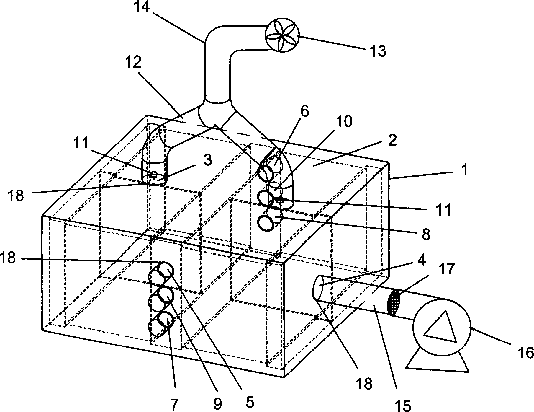 Fuel cell stack packaging device