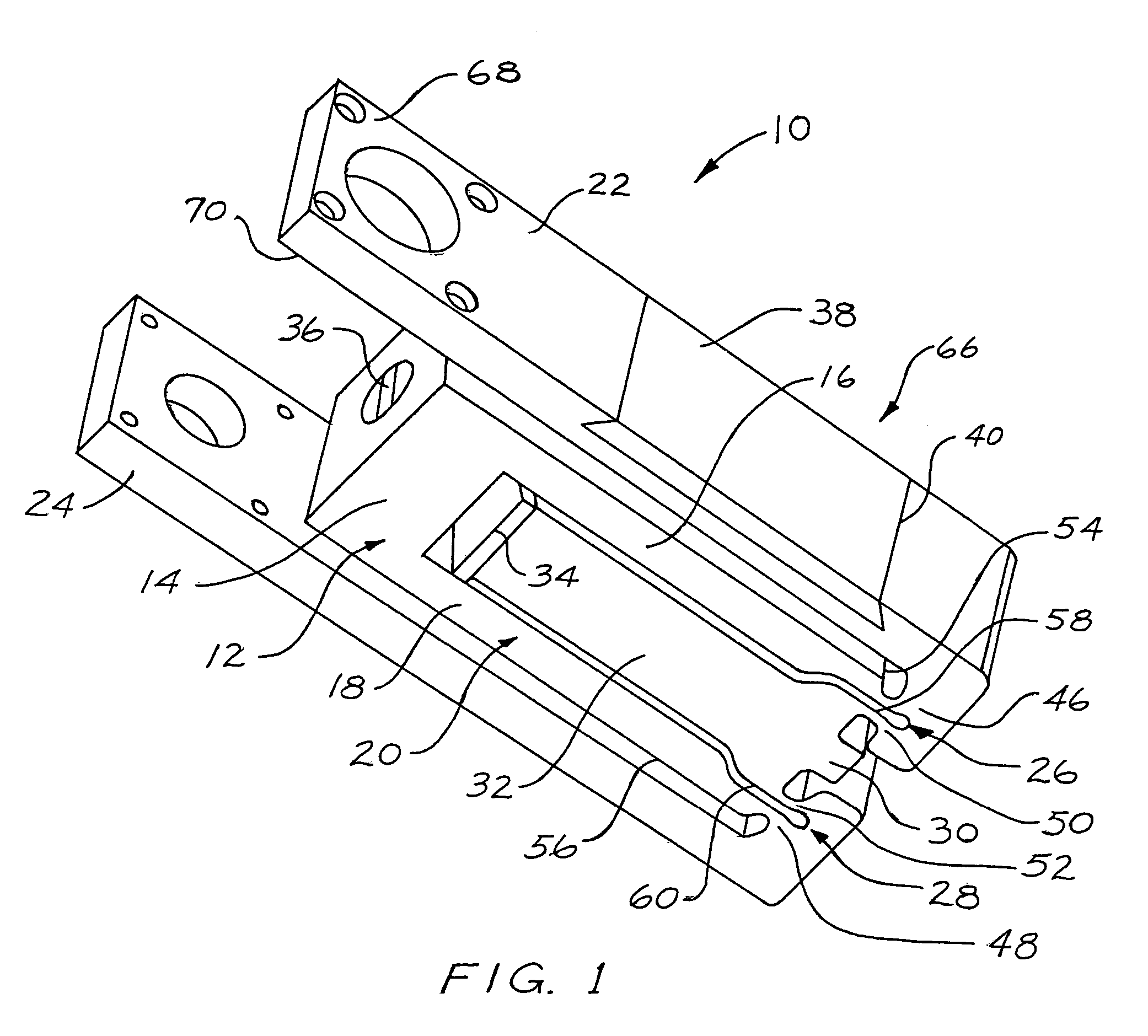 Temperature compensating insert for a mechanically leveraged smart material actuator