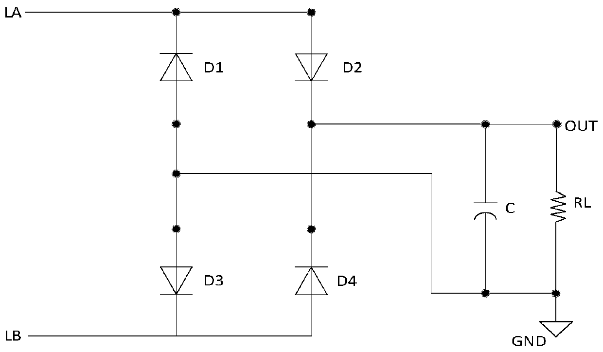 Cross multi-channel parallel output full-wave rectifying circuit capable of eliminating a threshold voltage