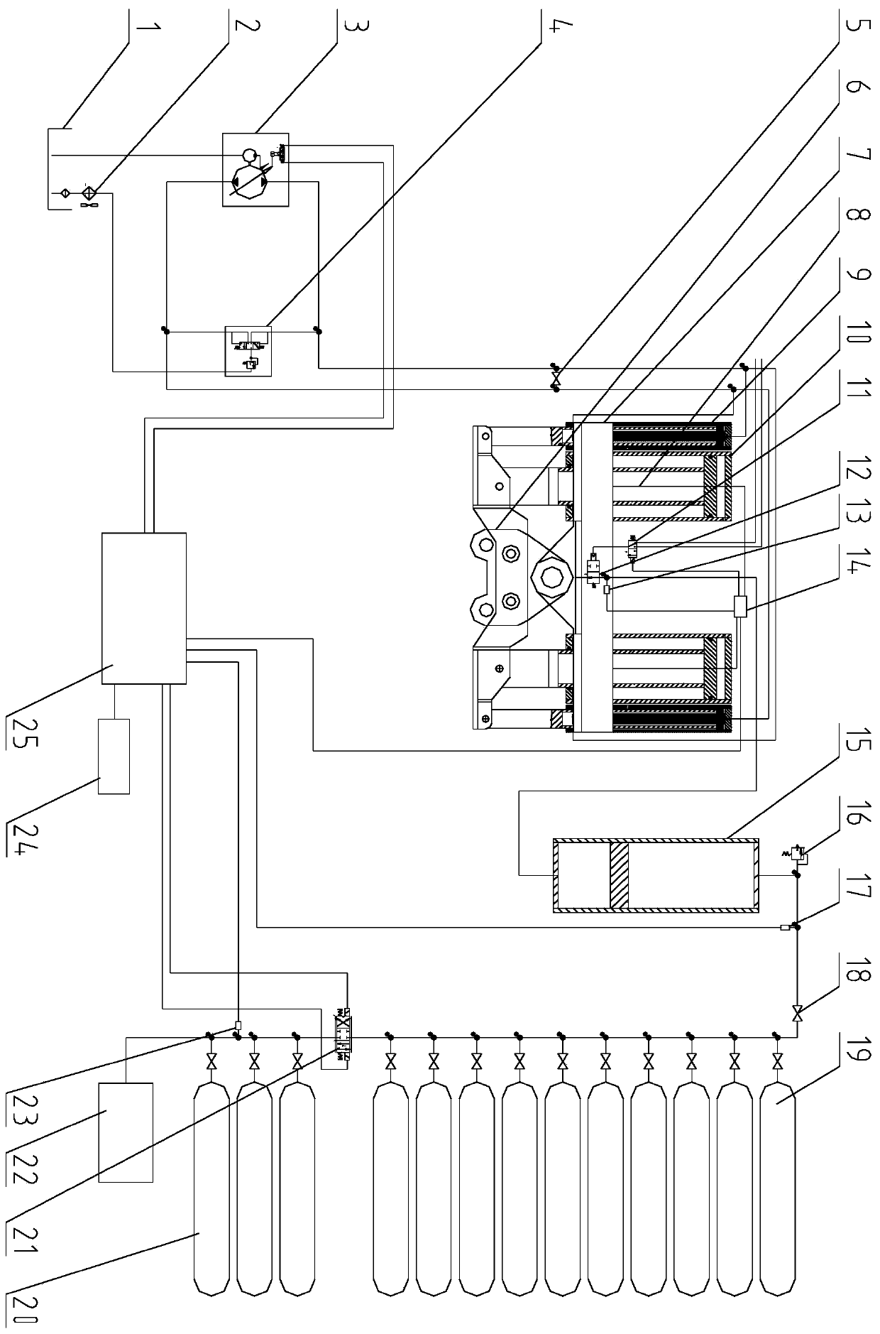 Semi-active heave compensation device control system