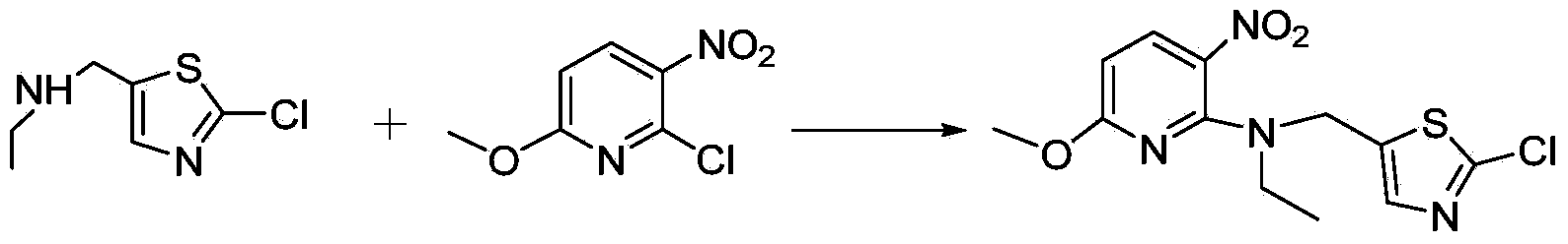 Preparation method of thiazole methylamino pyridine compound