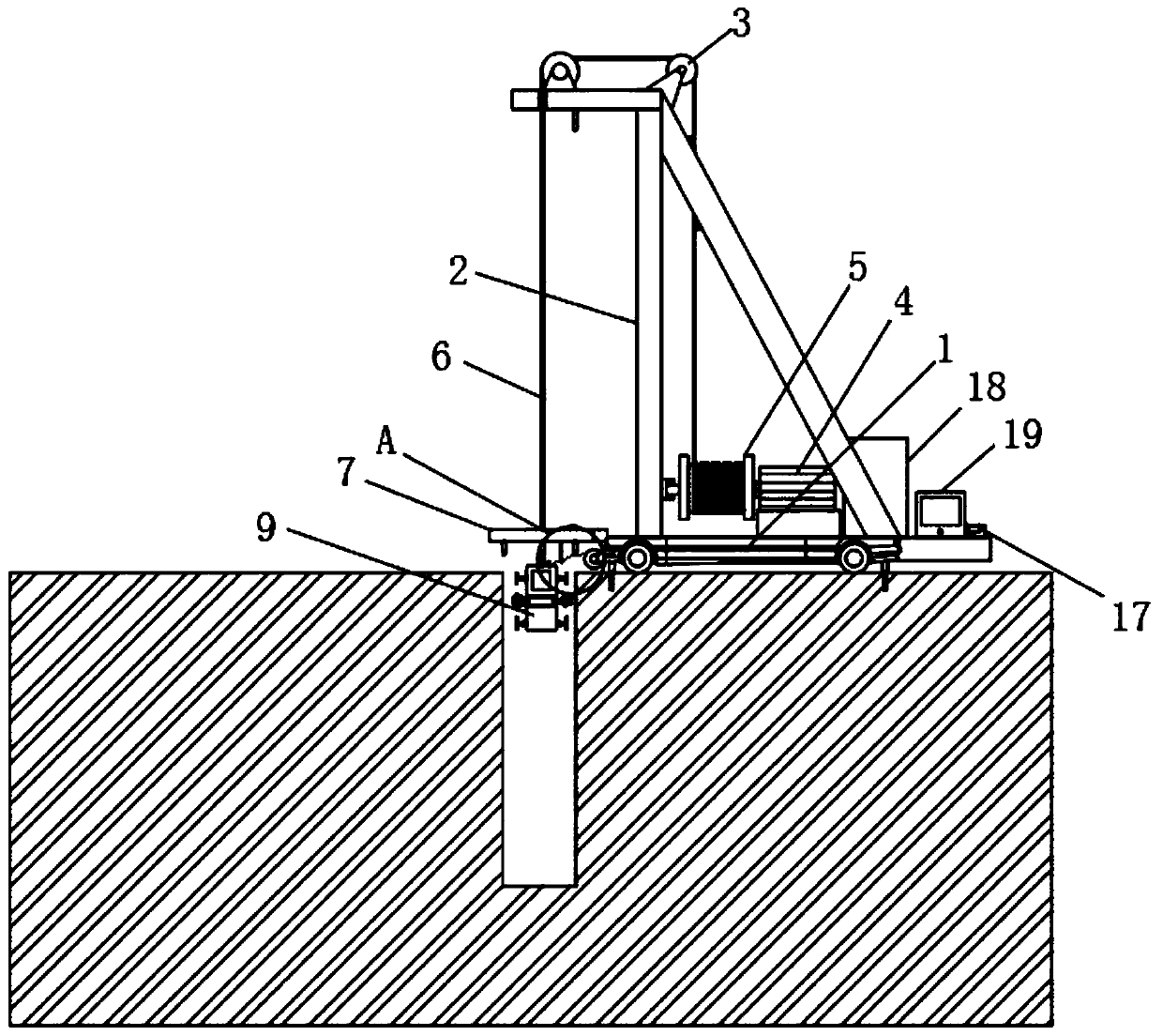 Intelligent control system for underground diaphragm wall construction