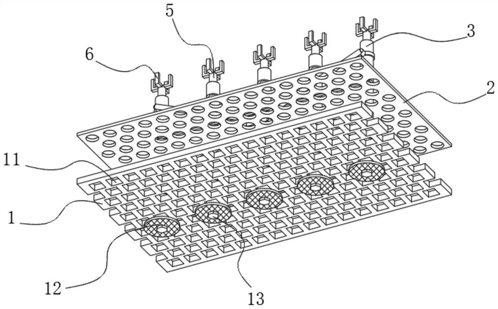 Ultra-deep raft reinforcing steel bar support