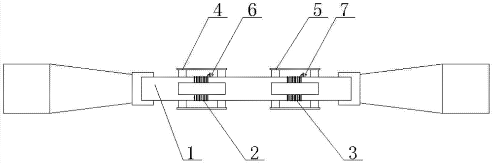 A device and method for measuring cable force of a short boom based on magnetostrictive guided wave