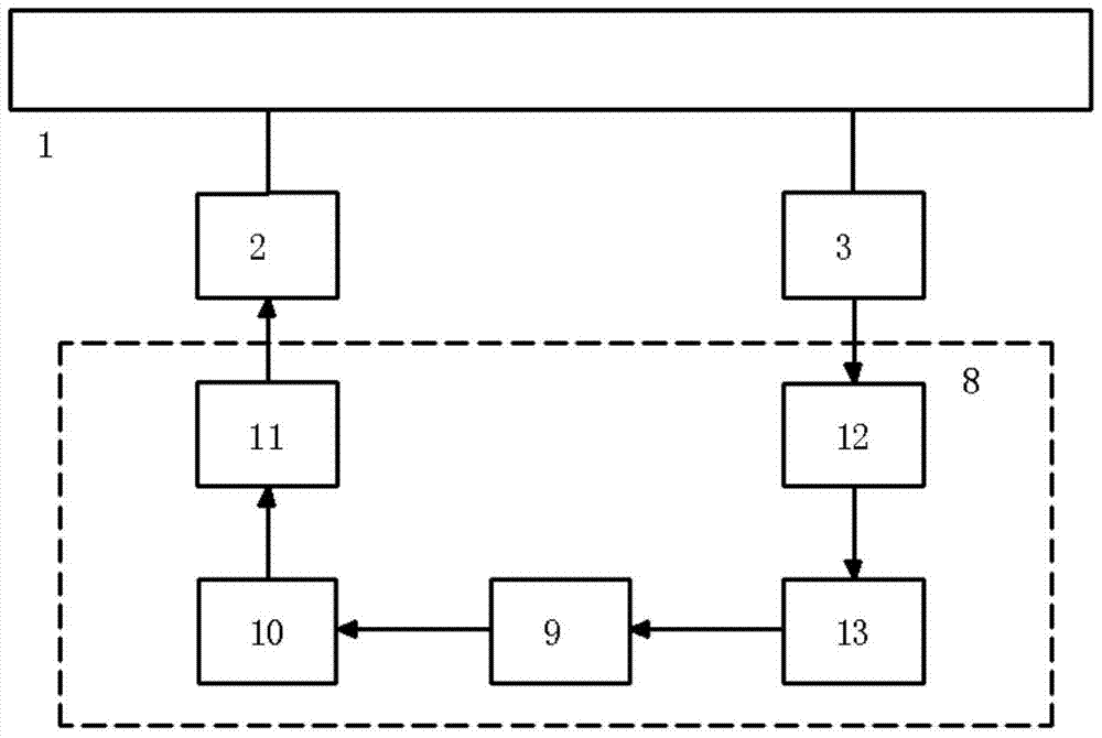 A device and method for measuring cable force of a short boom based on magnetostrictive guided wave