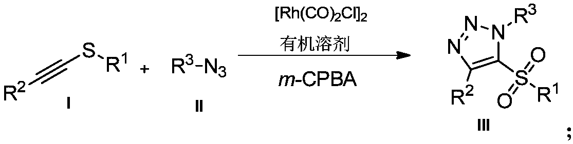 Novel preparation method of 5-sulfonyl-1,4,5-trisubstituted 1,2,3-triazole
