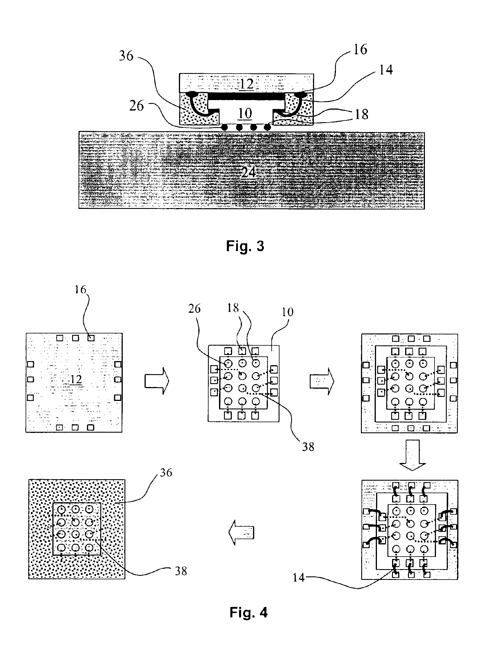 Semiconductor die adapter and method of using