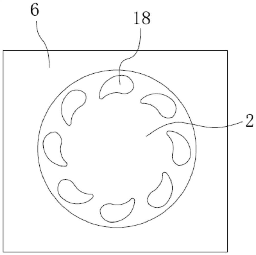 A large-flow floating ball floor drain