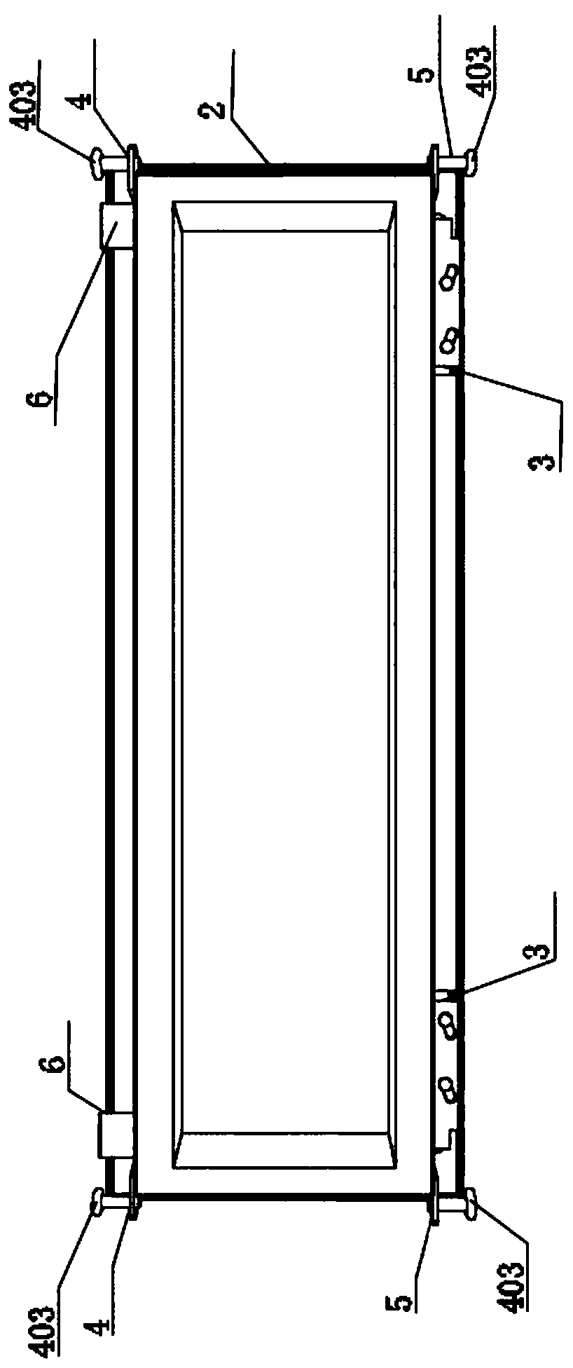 Retractable structure of sliding door and window