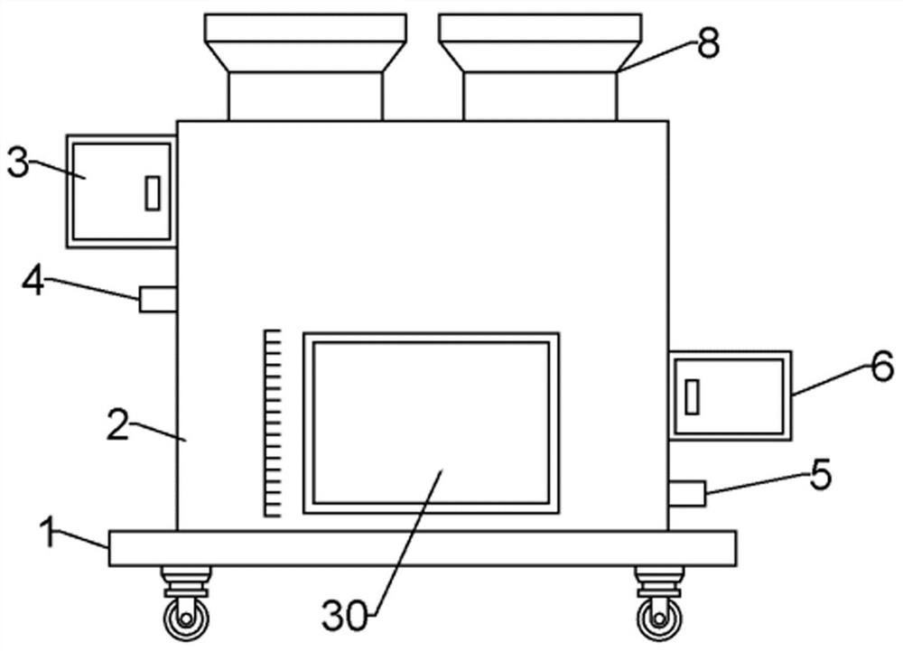 Melting device convenient for semiconductor graphite wafer processing and use method thereof