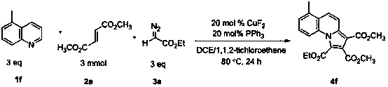 Indolizine derivative and preparation method thereof