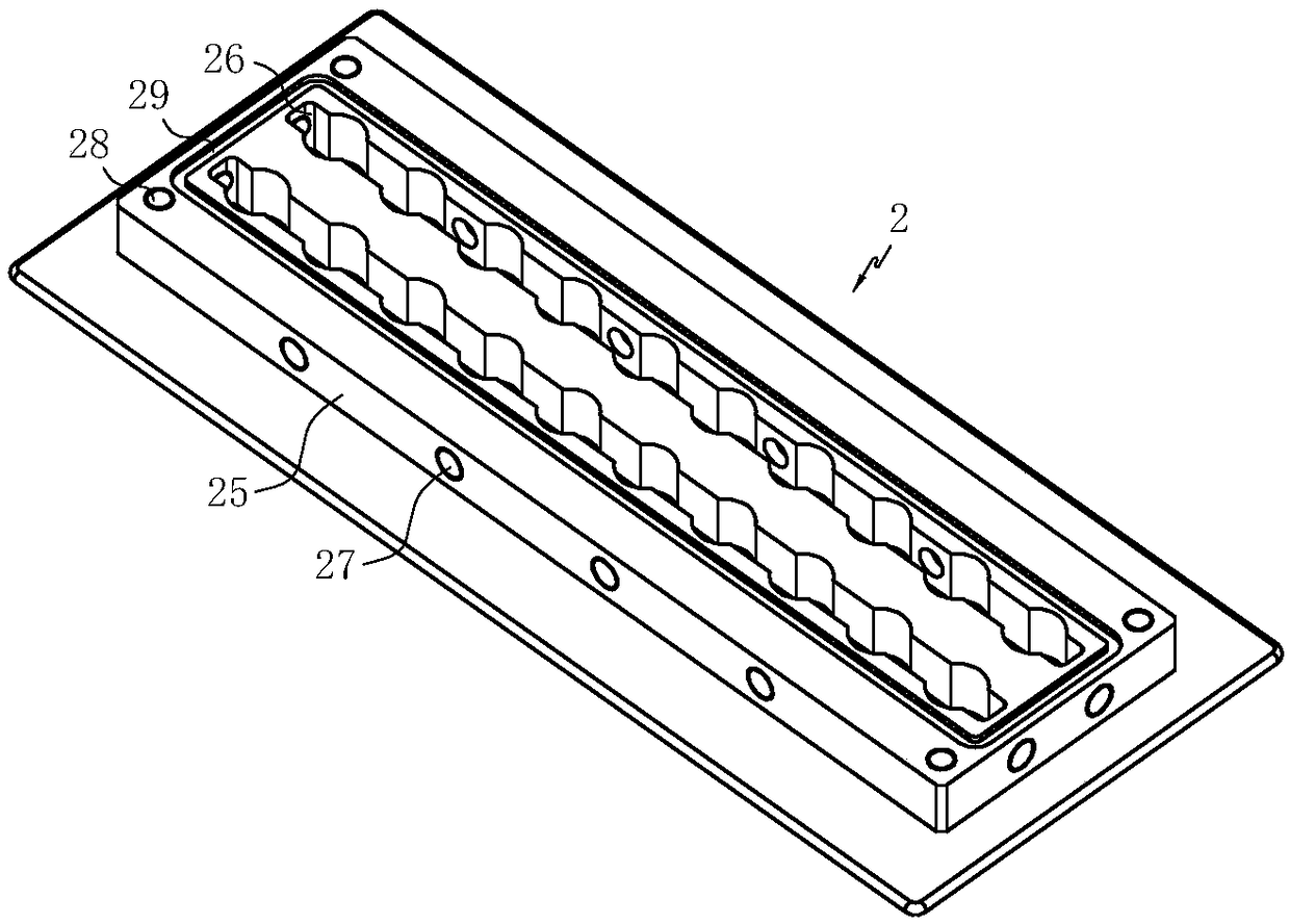 Die-cut parts sticking tooling