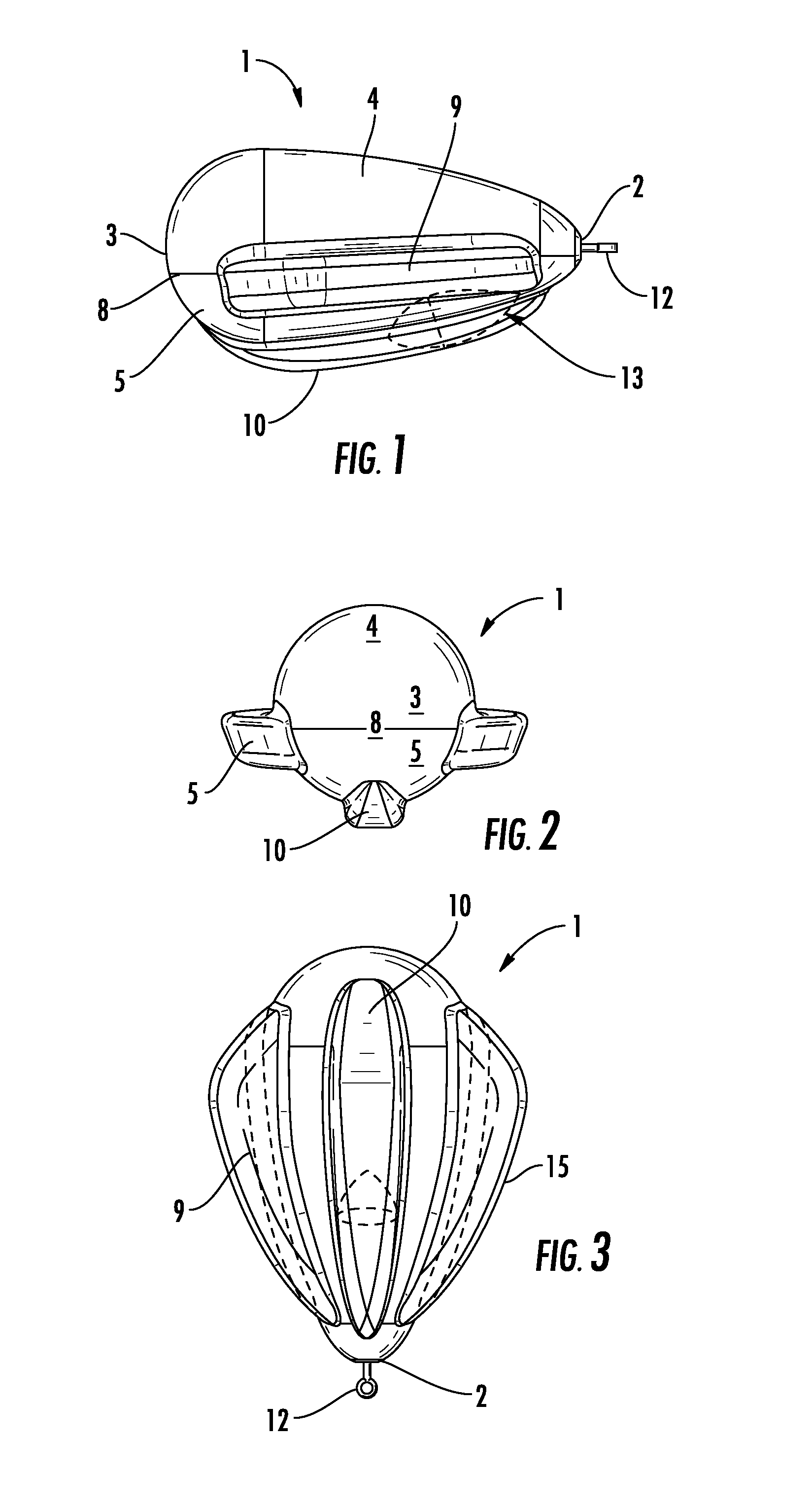 Hovering fishing lure assembly