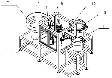 Automatic assembling system of overflow valve