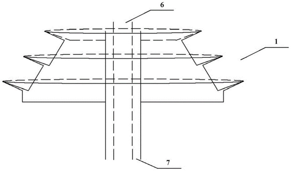 A needle-free coaxial electrospinning device and spinning method