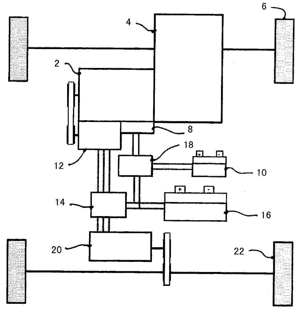 Hybrid vehicle and method of limiting torque of an electric machine of a hybrid vehicle under conditions of strong torque demand
