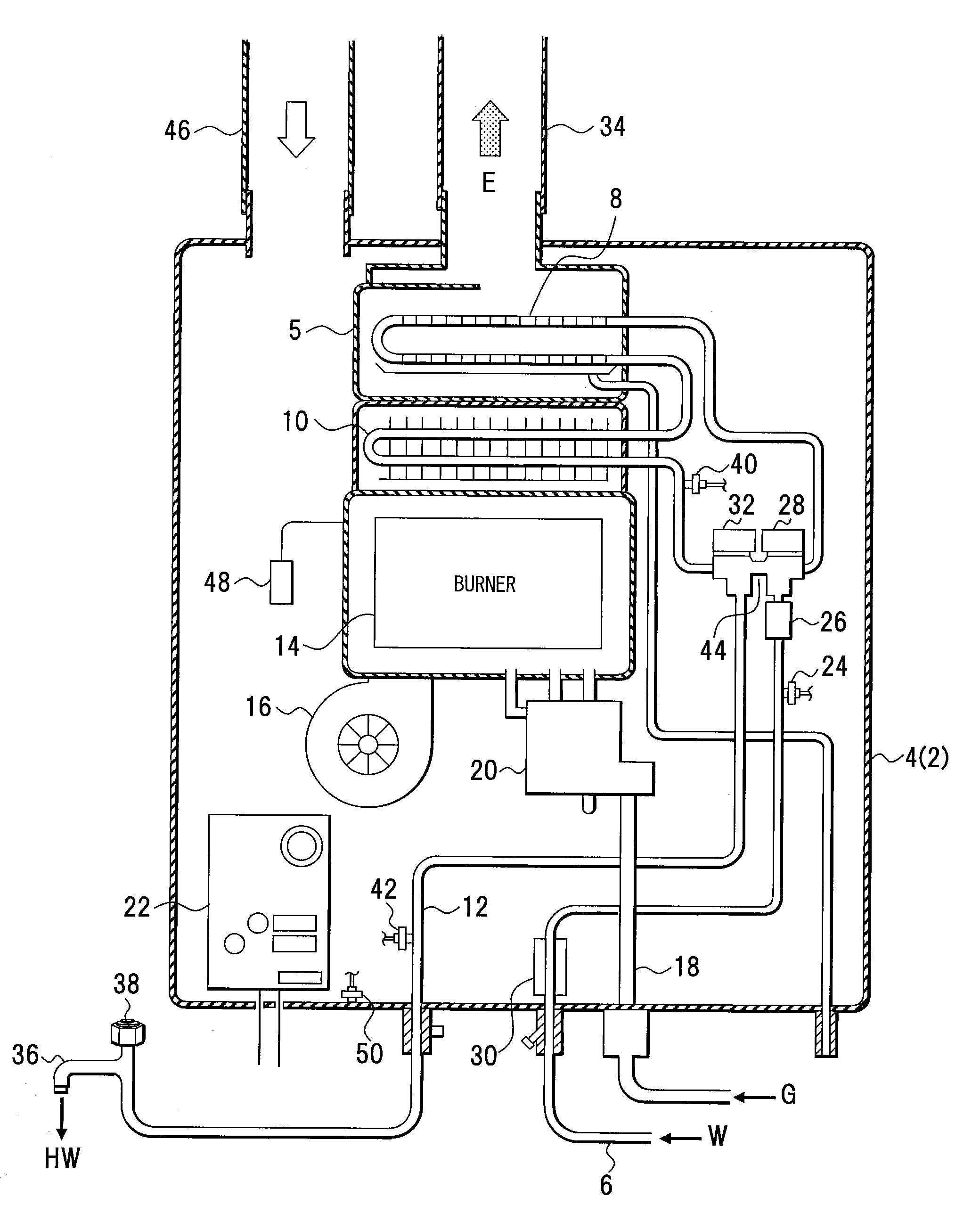 Water heater and control method therefor