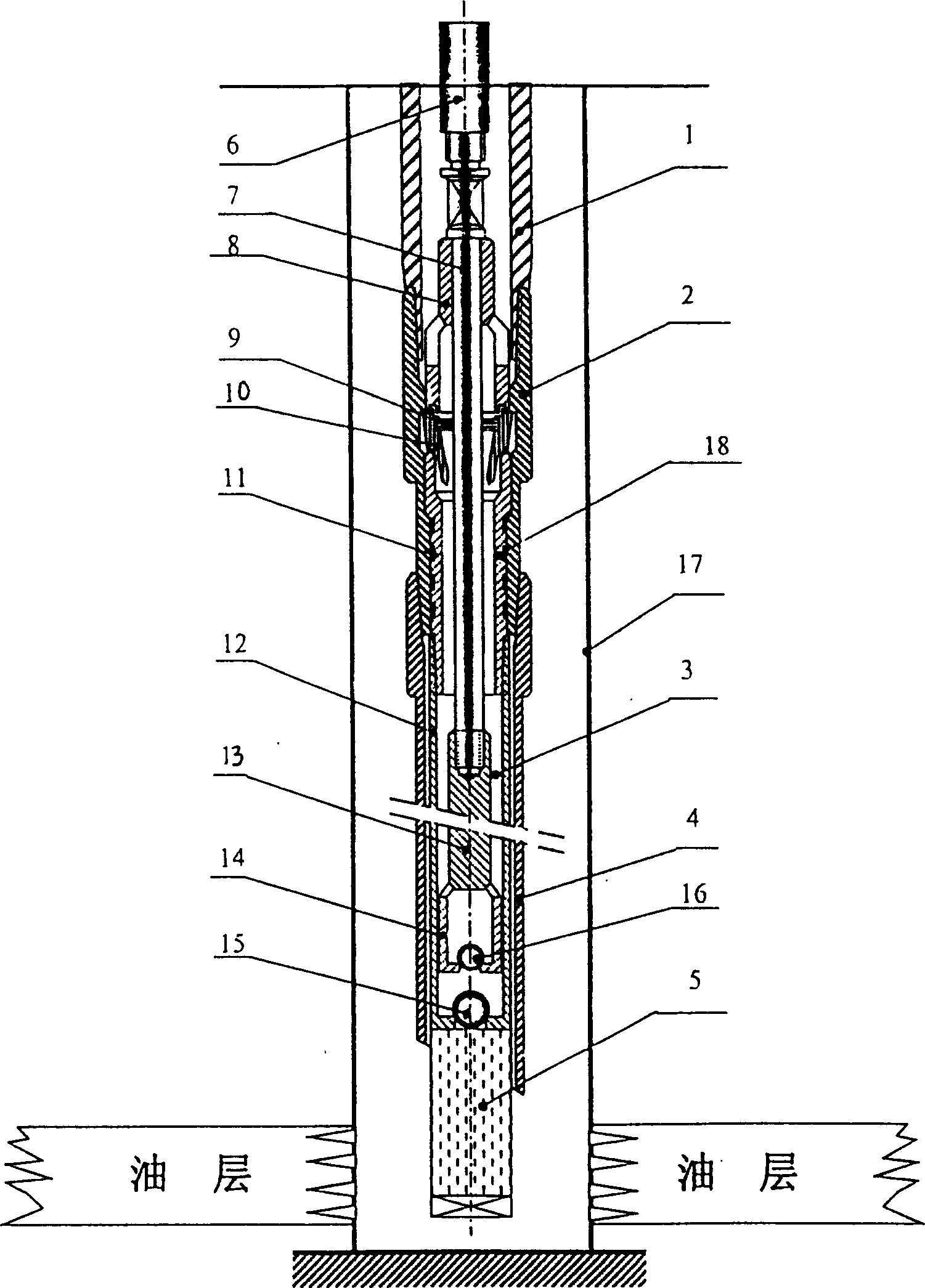 Method for thermal producing ultrathick oil by cyclic steam stimulation and special apparatus thereof